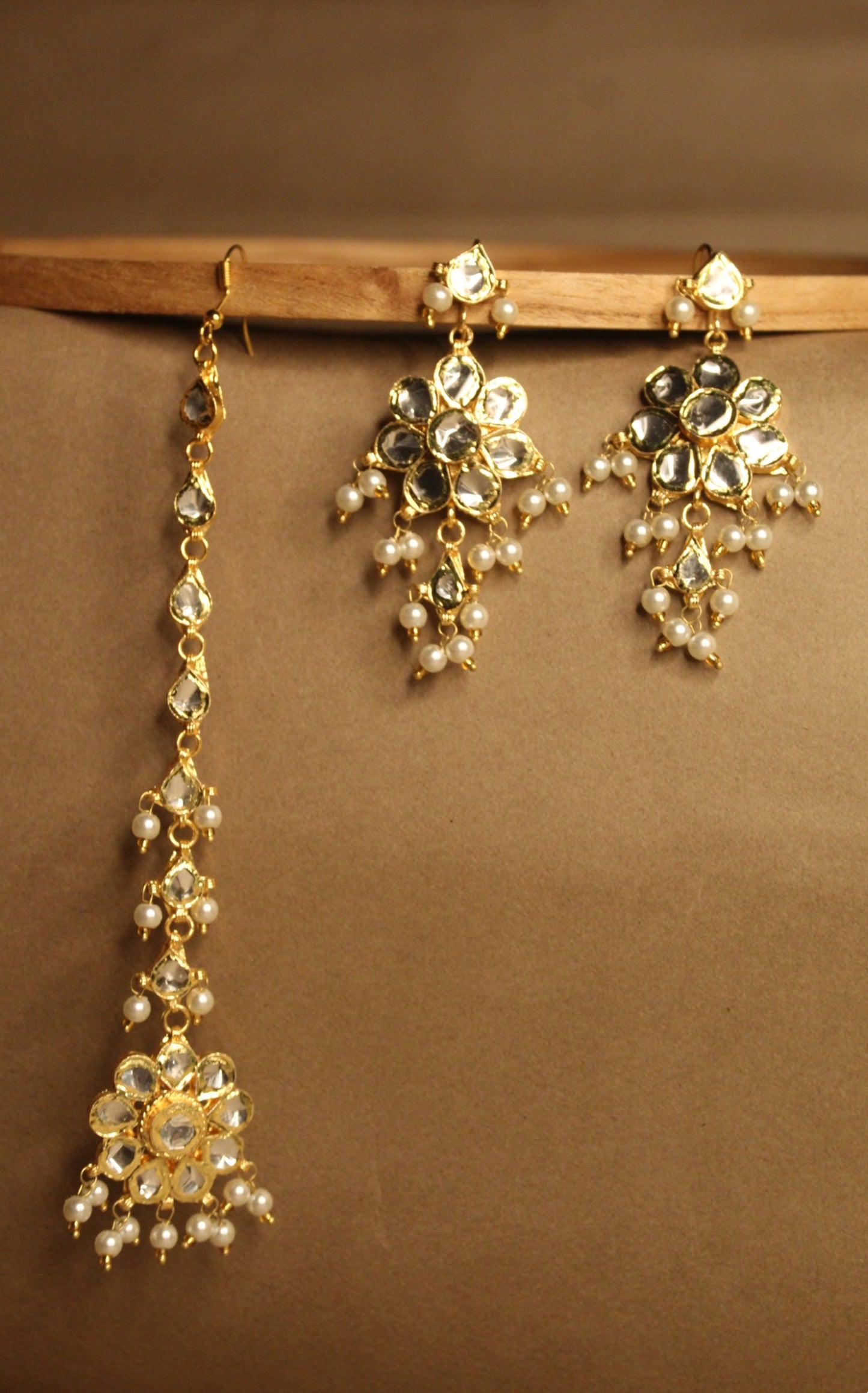 Mangtika(TIKA) & Swarnapushpa Earring-COMBO OF 2