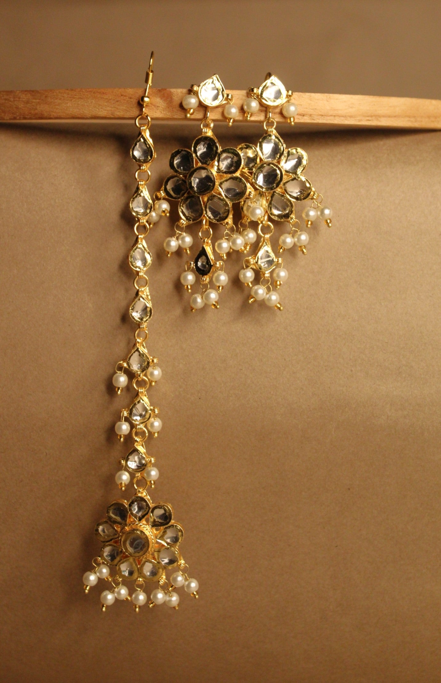 Mangtika(TIKA) & Swarnapushpa Earring-COMBO OF 2