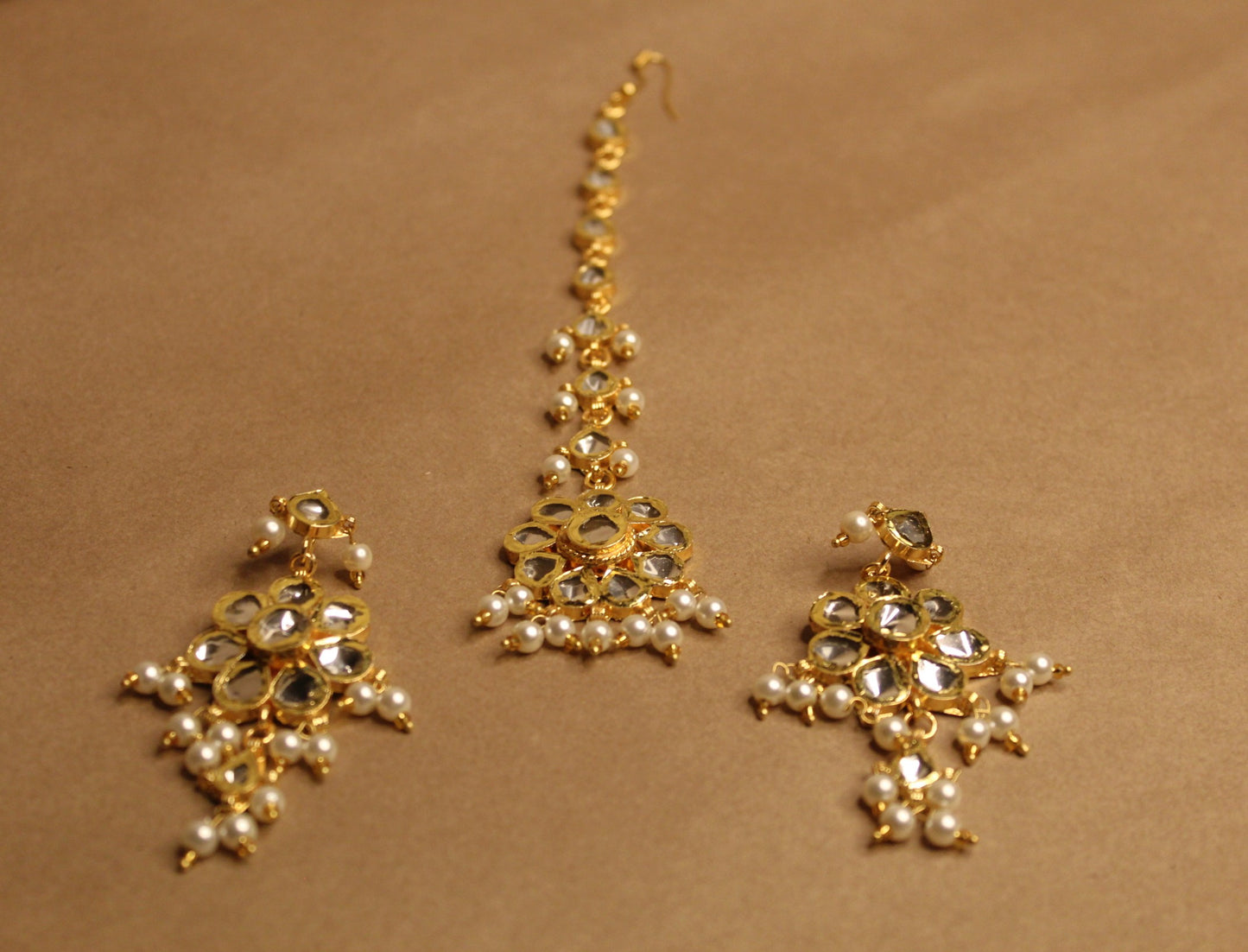 Mangtika(TIKA) & Swarnapushpa Earring-COMBO OF 2