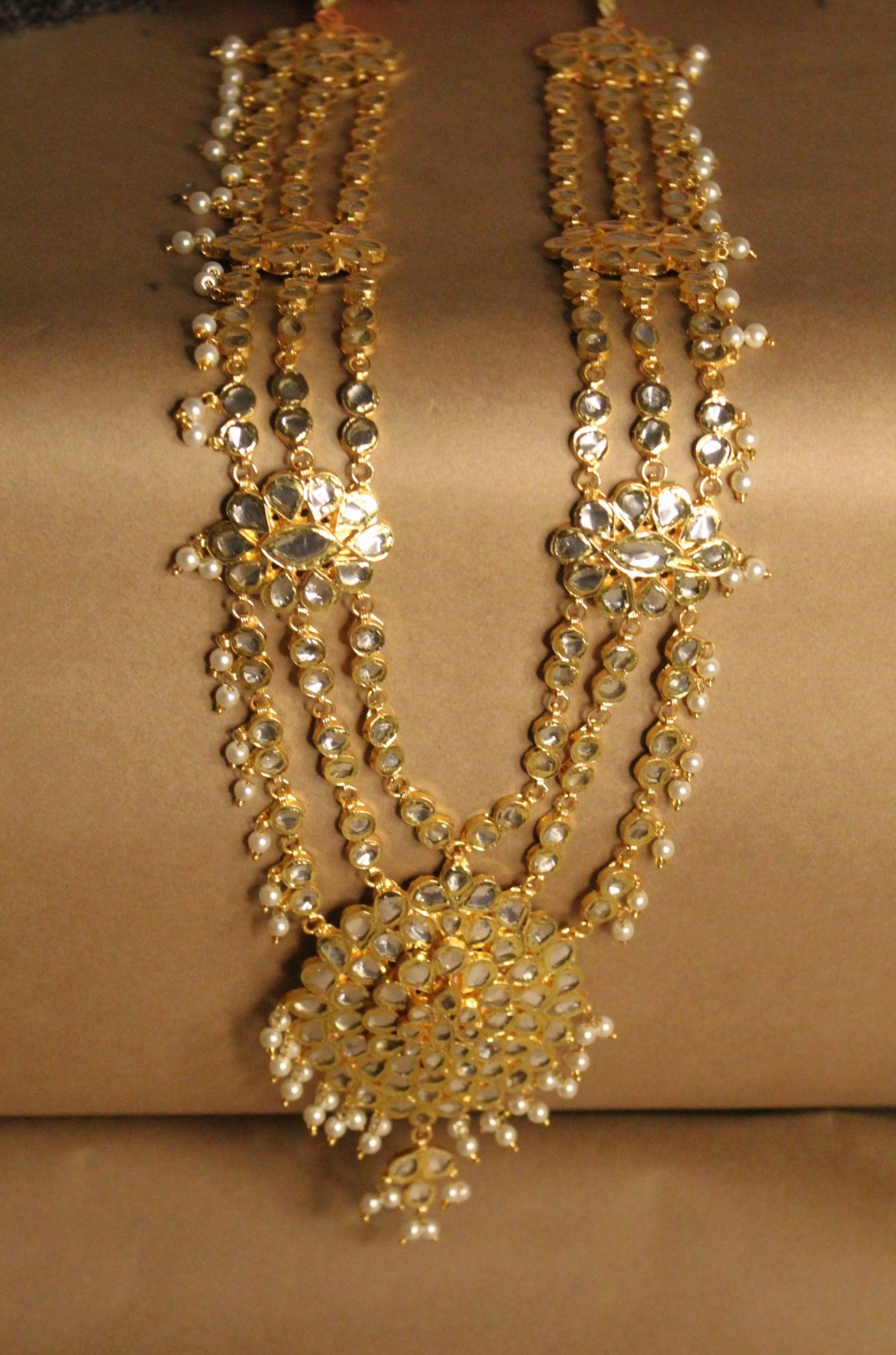 RuhaniRani Haar-SPIRITUAL QUEEN(Long Necklace for KATHAKAARS)