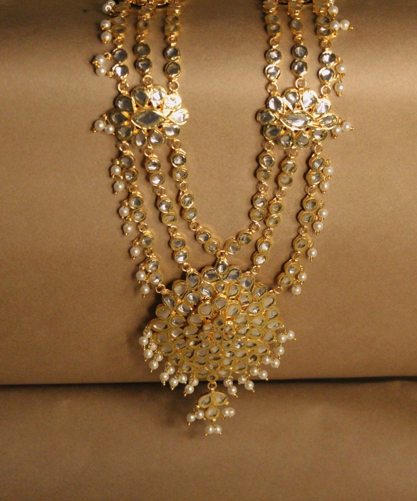 RuhaniRani Haar-SPIRITUAL QUEEN(Long Necklace for KATHAKAARS)