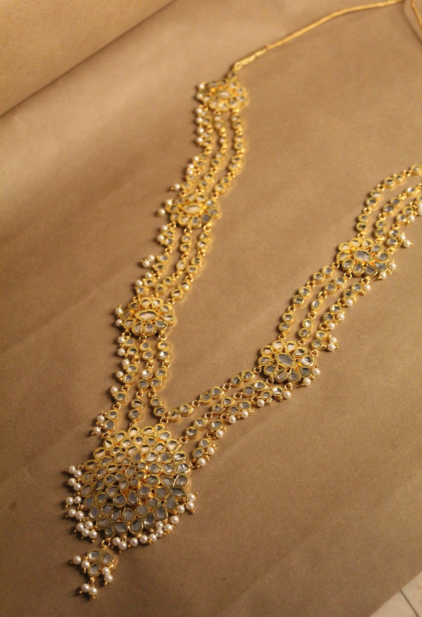 RuhaniRani Haar-SPIRITUAL QUEEN(Long Necklace for KATHAKAARS)