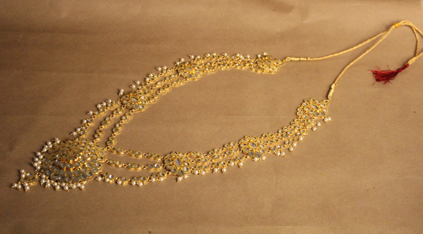 RuhaniRani Haar-SPIRITUAL QUEEN(Long Necklace for KATHAKAARS)