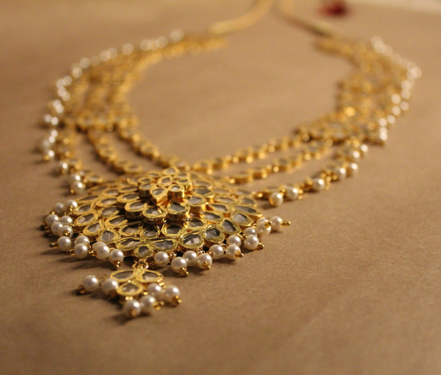 RuhaniRani Haar-SPIRITUAL QUEEN(Long Necklace for KATHAKAARS)