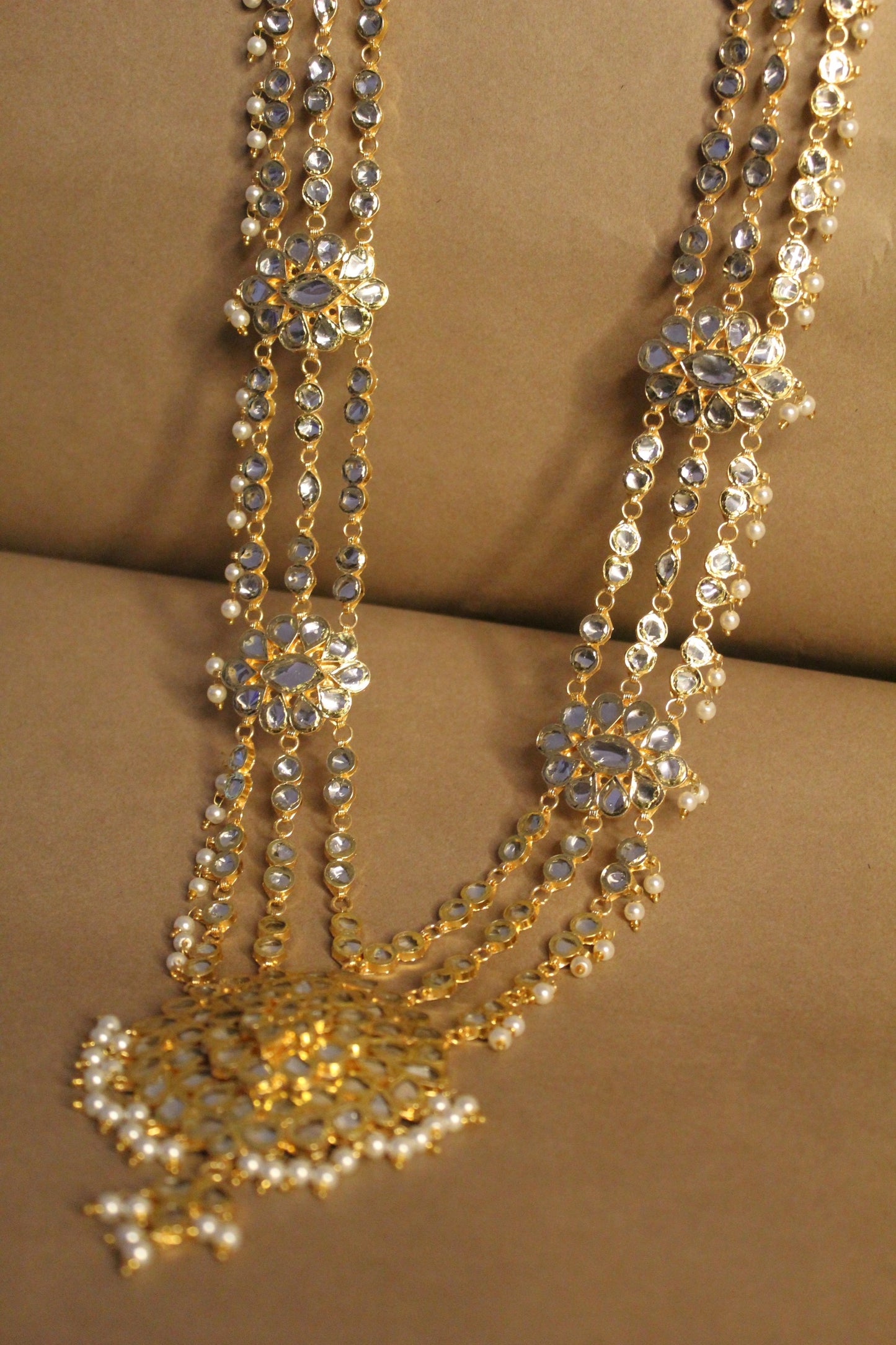 RuhaniRani Haar-SPIRITUAL QUEEN(Long Necklace for KATHAKAARS)