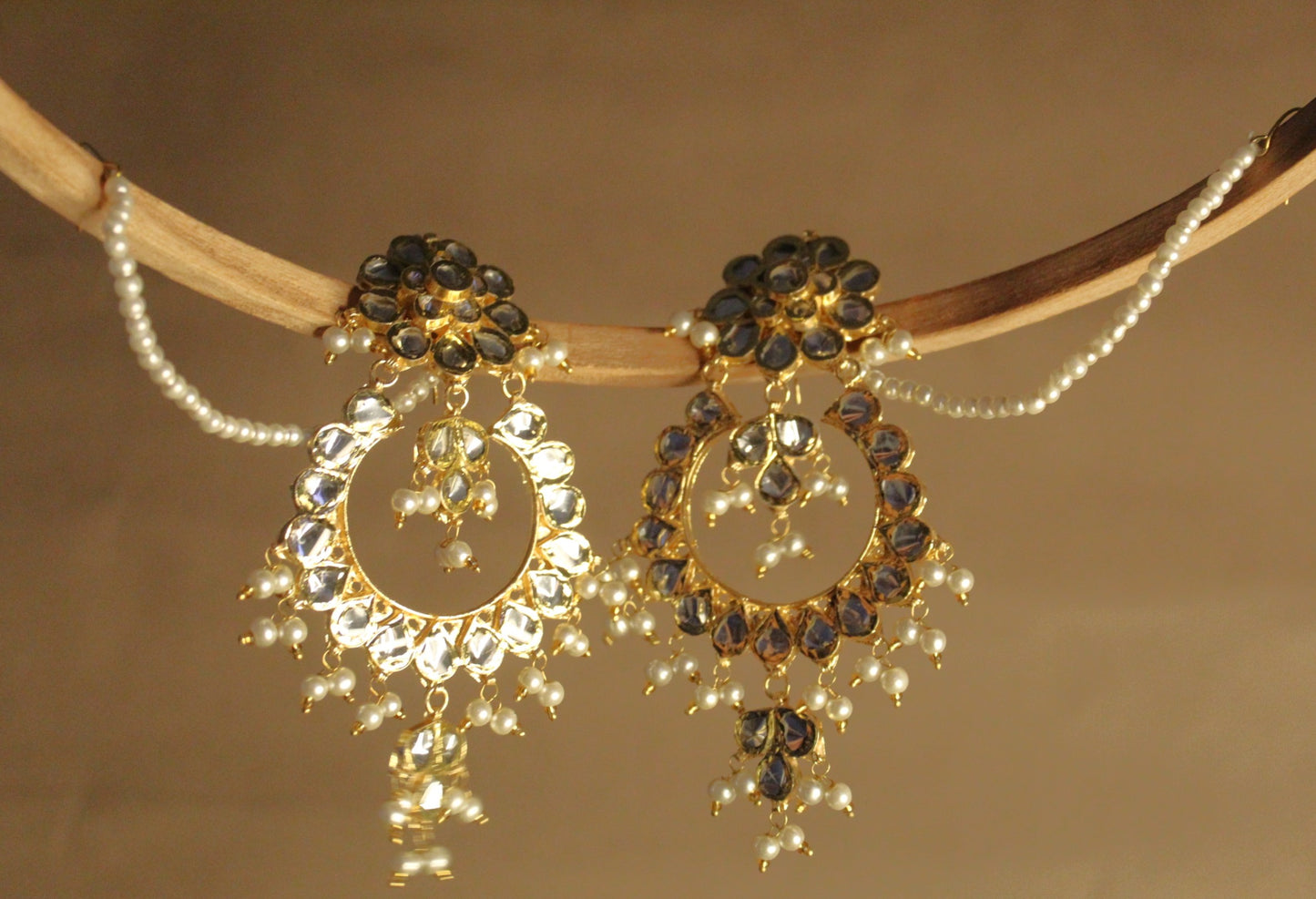 CHANDBALI Moti  (Earring for Kathakars)