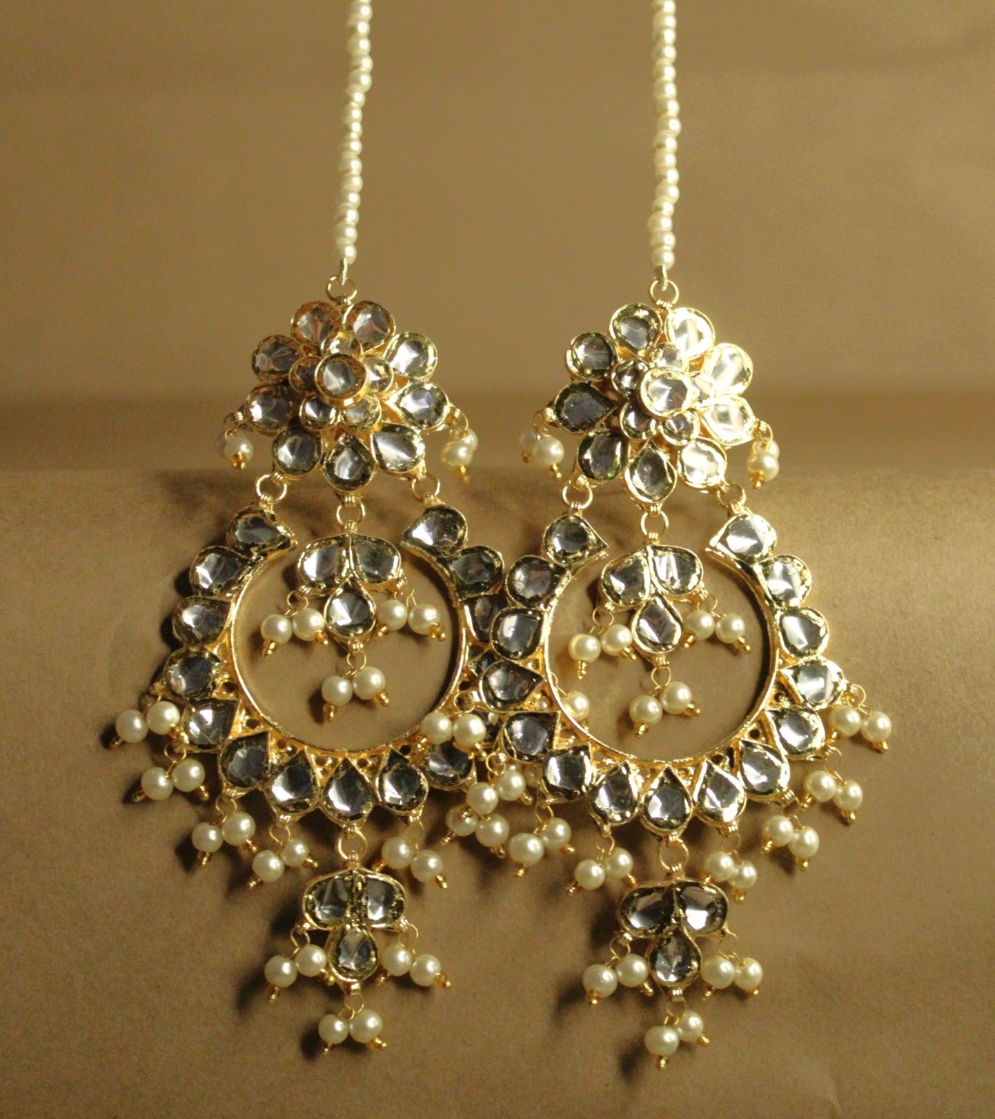 CHANDBALI Moti  (Earring for Kathakars)