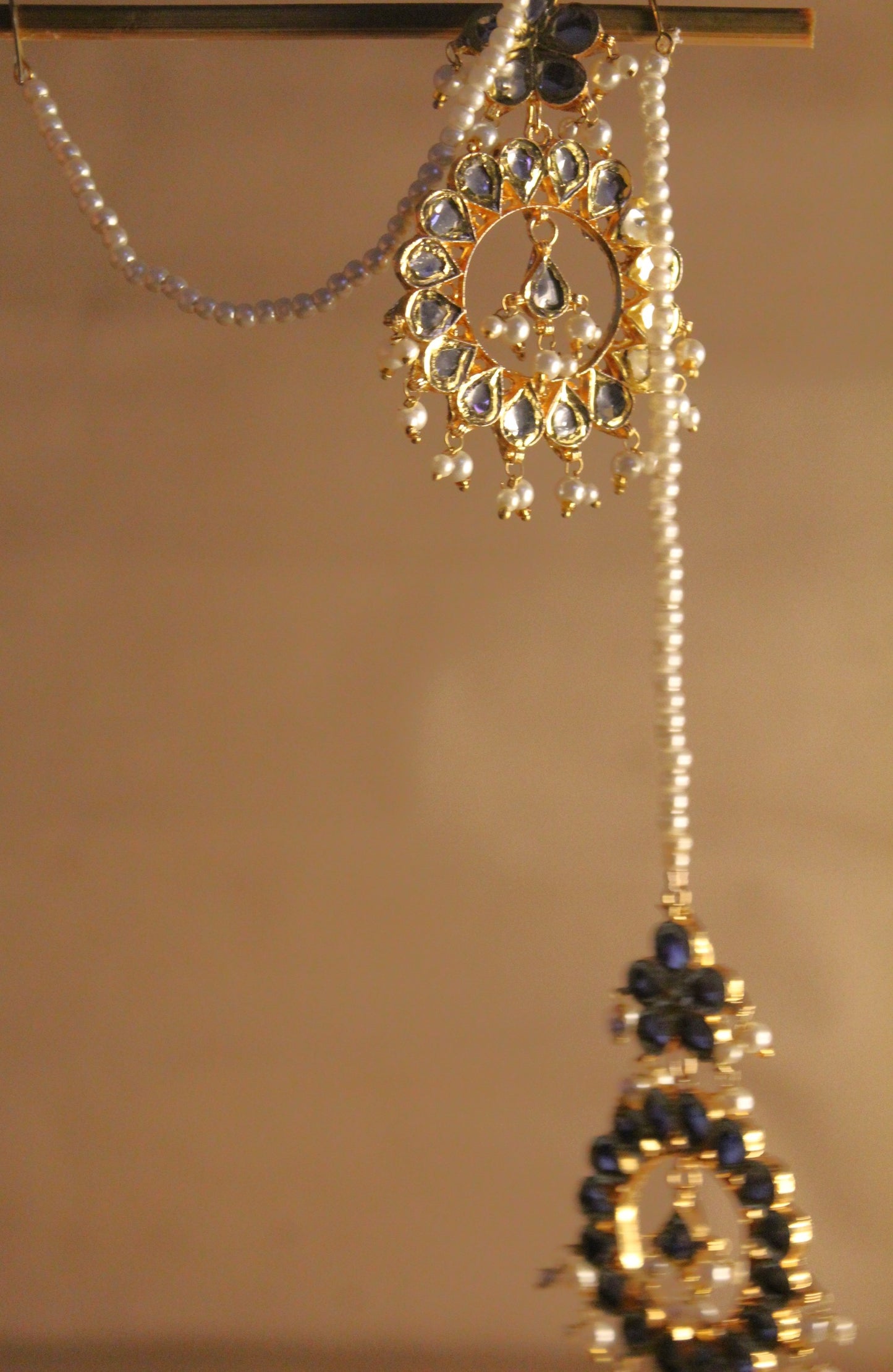 Noor-e-chand (full moon earrings for Kathakaars)