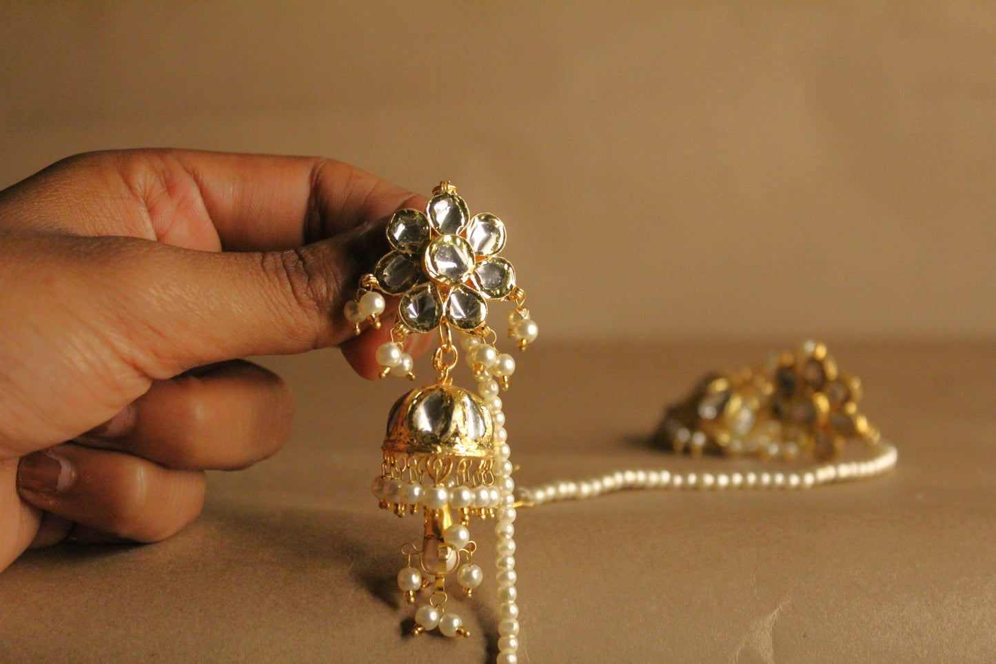 Pushpa Kundala (Earring for Kathakars)